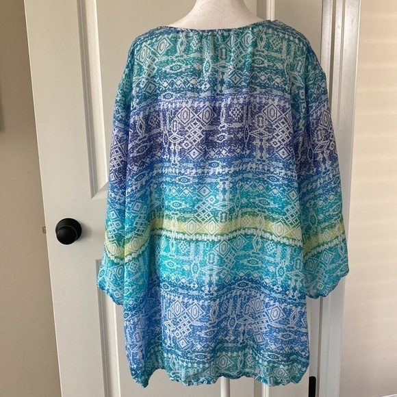 Catherines 2X shirt blue lightweight - Picture 8 of 11